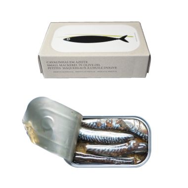 Kleine makreel in olijfolie