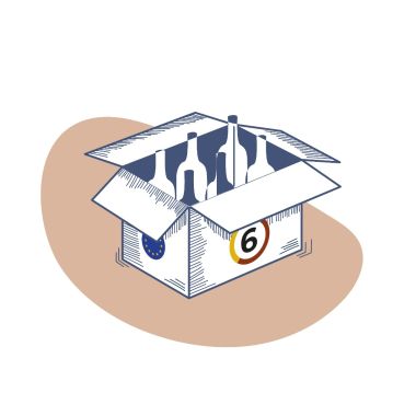 Wijnpakket | Ontdek Europa - 6 x Mix